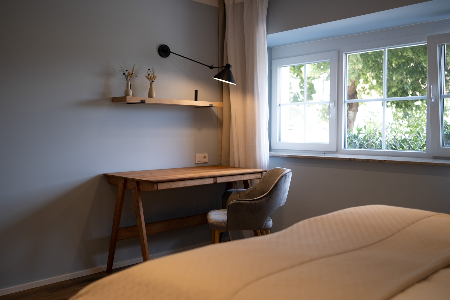 deskt in the master bedroom