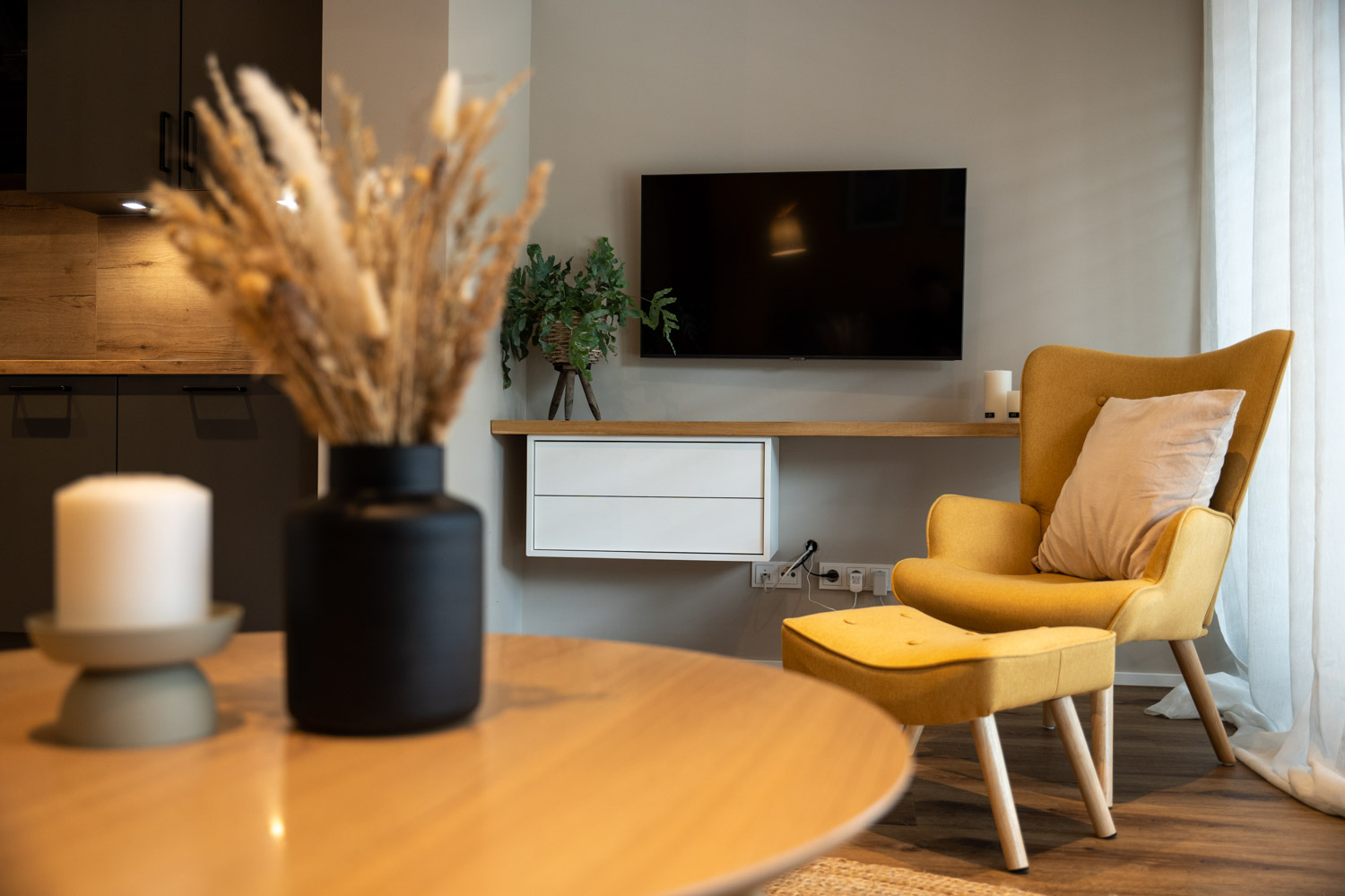 comfortable seating in the apartment