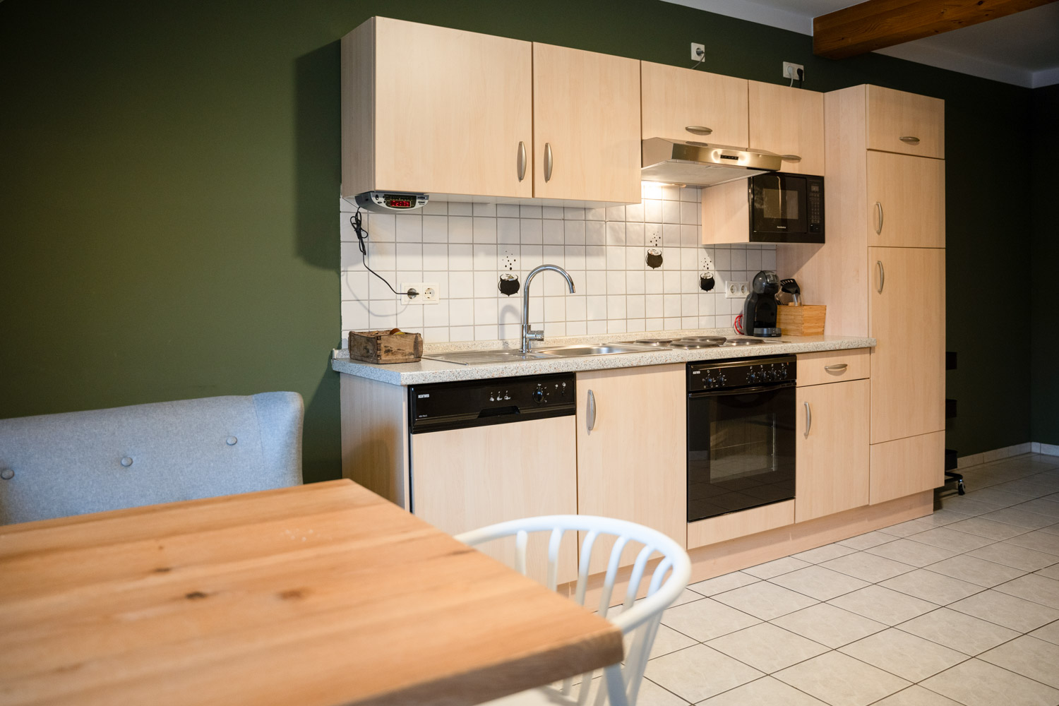 kitchen with dining area