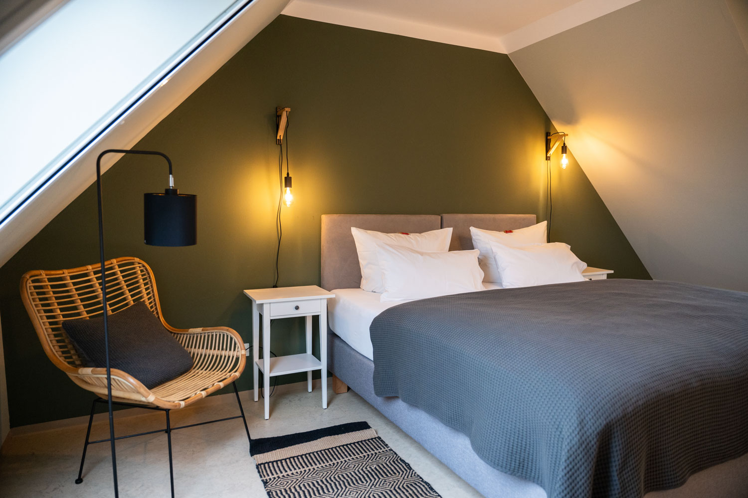 bedroom on the upper floor